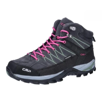 Imagen de CMP Rigel Mid Wmn Trekking Shoes WP, Zapatillas para Caminar Mujer, Verde Mineral Antracita, 40 EU