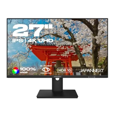 Imagen de JapanNext Monitor PC 28&quot; 4K UHD Carga tu Ordenador a través de USB C (65W) Panel IPS Inclinación Ajustable Modo Vertical 1xHDMI 1xDP 60hz Filtro luz Azul KVM JN IPS282UHDR C65W