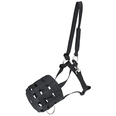 Imagen de Kerbl 321626 Bozal Nylon Caballos, COB, Negro
