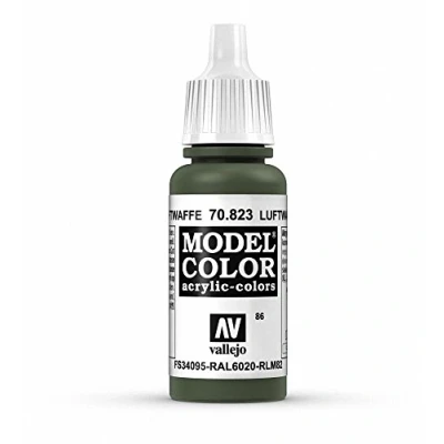 Imagen de Vallejo Model Color Pintura Acrílica, Verde (Luftwaffe Camouflage Green), 17 ml