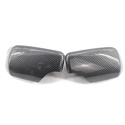 Imagen de Carcasa Retrovisor para BMW 3 5 E39 E46 525i 528i 530i 540i 323i 330i 328i Fibra De Carbono Negro Brillante Espejo Lateral Tapas Side Wing (Color : Carbon Fiber 1)
