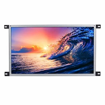 Imagen de VSDISPLAY Monitor industrial para exteriores, 15.6 pulgadas G156HTN02.1 1920X1080 FHD 1000nit TFT LCD, con placa de control audio HDMI VGA DVI, carcasa trasera metal
