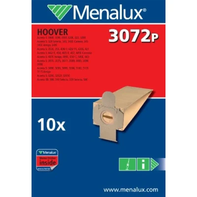 Imagen de Menalux 3072 P Bolsas para aspiradoras Hoover (10 unidades)