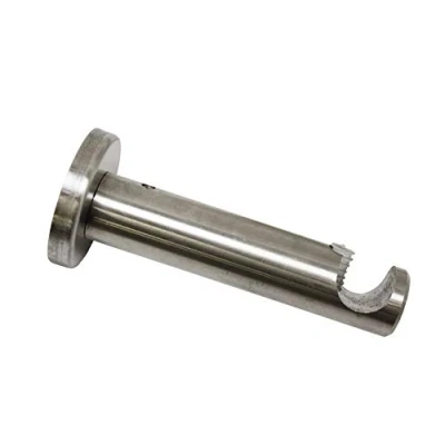 Imagen de GARDINIA Soporte para barra de cortina con Ø 12 mm, 1 riel, Abierto, 7,5 cm, Acero inoxidable