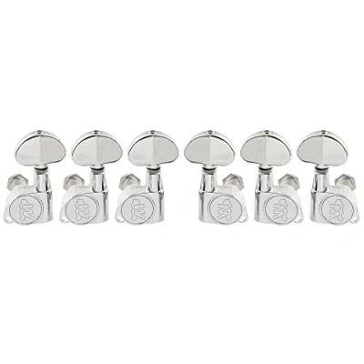 Imagen de Wilkinson WJN03 3L3R E Z LOK Clavijas de Afinación Ratio 1:19 Clavijero para Guitarra Eléctrica o Acústica Epiphone Les Paul SG, Cromado