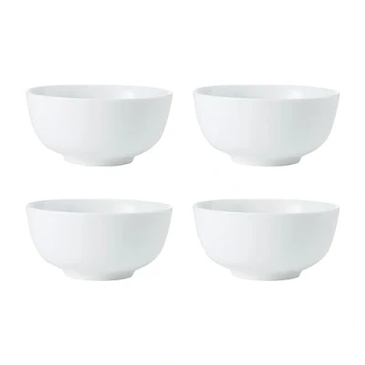 Imagen de Mikasa Juego de 4 cuencos porcelana para cereales, 14 cm, en caja regalo