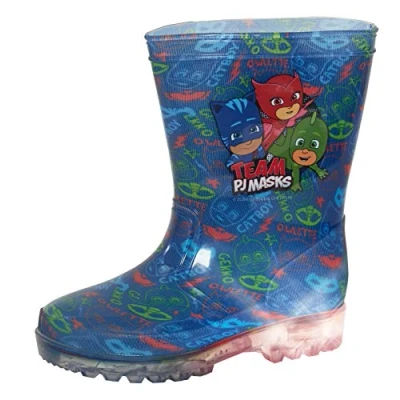Imagen de Lora Dora Botas de agua iluminadas para todos los climas, suela resistente al y antideslizante niños 25.5 EU Azul