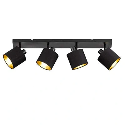 Imagen de Reality LIGHTING, TOMMY,excl. 4 x E14, máx.. 28W, Negro mate