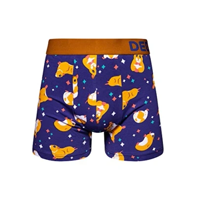 Imagen de Dedoles Calzoncillos Hombre y Chico Ropa Interior Algodón Boxer Muchos diseños Divertidos Dinosaurios Hockey Patos, Color: Multicolor, diseño: Hámster (bóxers Ajustados), tamaño: 2XL