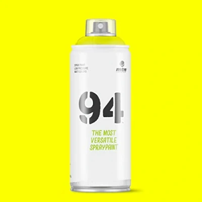 Imagen de Montana Colors MTN 94 Flúor Amarillo Fluorescente, Spray 400ml Aerosol, 400