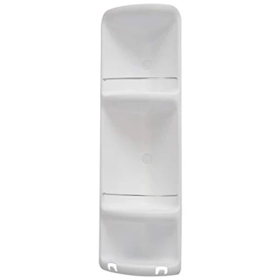 Imagen de Gedy Caesar Porta Objetos Ducha, Resinas termoplásticas, Blanco, Grande