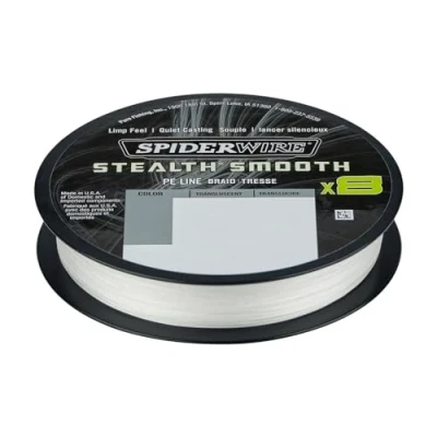 Imagen de Spiderwire Stealth Smooth 8 &#039;Translucent&#039; 0.15mm 300m Hilo trenzado