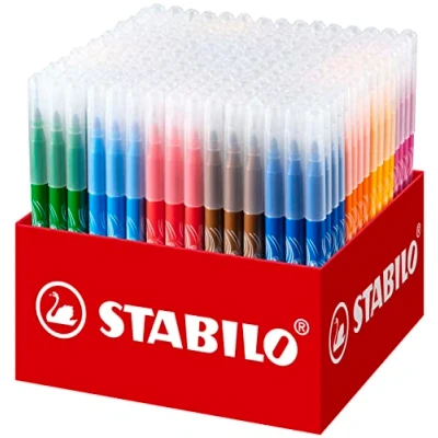 Imagen de Schoolpack Rotulador para colorear (240 unidades, punta media, 20 colores surtidos