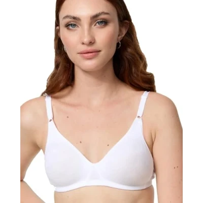 Imagen de Nur Die Baumwoll BH, Sujatador para Mujer, Blanco (Weiß 030), 90B