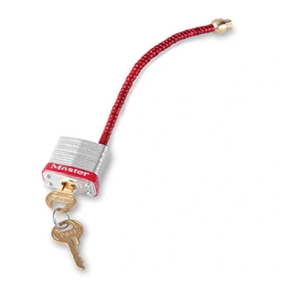 Imagen de Master Lock 7C5RED Candado compacto para disyuntor, Arco 12,7 cm