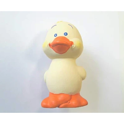 Imagen de Lanco Juguete para Bebés, Patito Original baño Dobi, 100% Caucho Natural, Hecho a Mano