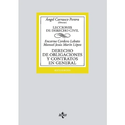 Imagen de Derecho de obligaciones y contratos en general: Lecciones Civil (Derecho Biblioteca Universitaria Editorial Tecnos)
