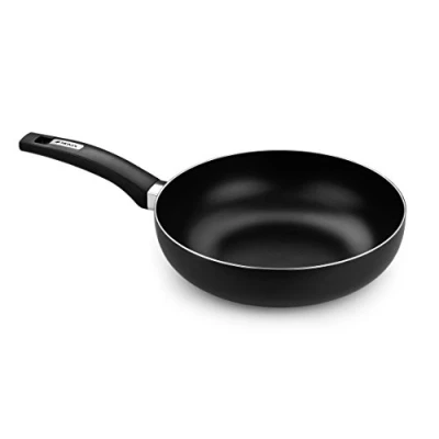 Imagen de MONIX Resistent Plus Wok para saltear, Aluminio, Gris Oscuro Antracita, 28 cm