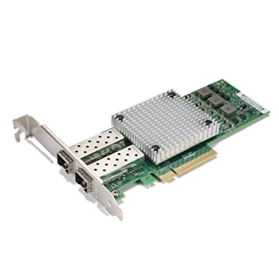 Imagen de Tarjeta de Red 10Gbe PCIe para Broadcom 57810S Chip, Dual SFP+ Puertos, 10Gbit PCI Express x8 LAN Adaptador Compatible con Windows Server, Linux, VMware