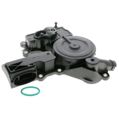 Imagen de VAICO V10 2595 Separador de aceite, aireación cárter aceite Cabeza cilíndrica con junta EXPERT KITS + AUDI: A4 B8 Avant, A3 Hatchback, Berlina