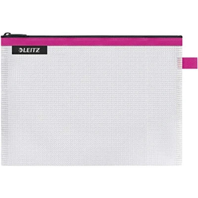 Imagen de Leitz WOW Funda de viaje, Impermeable, Translúcida, Organización y Almacenamiento Visibles, Mediana (A5) Rosa