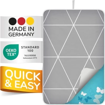 Imagen de smart&amp;gentle Súper Suave Funda para Planchar Resistente al Calor 100x65 cm Base Antideslizante con protección contra la Humedad planchas de Vapor
