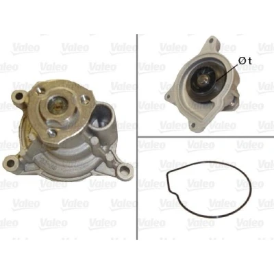 Imagen de VALEO 506950 Bomba de agua sin polea con juntas tapa VOLKSWAGEN: Scirocco III, GOLF 5, 6, AUDI: A3 Hatchback, A1 Sportback, Sportback