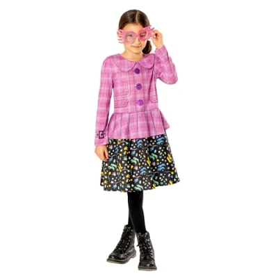 Imagen de Rubies Disfraz Luna Lovegood Clásico para niñas, Vestido y gafas de tela, Oficial Harry Potter Warner Bros Halloween, Carnaval, Navidad cumpleaños