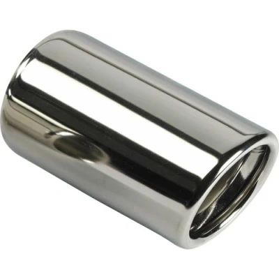 Imagen de AutoStyle AS 18781 Cola de Escape 80mm redondo Acero fino 145mm