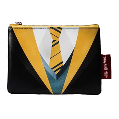 Imagen de Harry Potter Monedero Uniforme Hufflepuff Bonito Accesorios de Mercancía Hufflepuff, Black, 9X13cm,