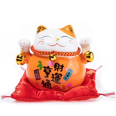 Imagen de lachineuse Pequeña Hucha Gato Japonés Maneki Neko