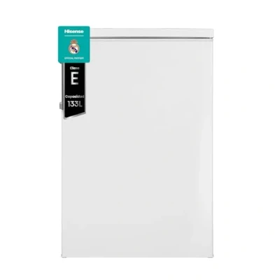 Imagen de Hisense RL170D4BWE Frigorífico 1 Puerta De Libre Instalación, Class E, 133L, Alto 84.5cm x Ancho 56cm, Color Blanco, Cajón Frutas y Verduras, Reversible, Iluminación LED, Tirador Integrado