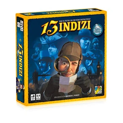 Imagen de dV Giochi 13 Indizi Juego de Mesa deducción e inversión Edición Italiana, Multicolor (DVG9330)