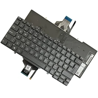 Imagen de Gintai Keyboard Teclado UK Layout para DELL Latitude 7400 7410 5400 5401 5410 5411 3400 V5H1J 0V5H1J JJVWV 0JJVWV P4XFX 0P4XFX PK132EE3B15 SN7282BL Backlit Laptop