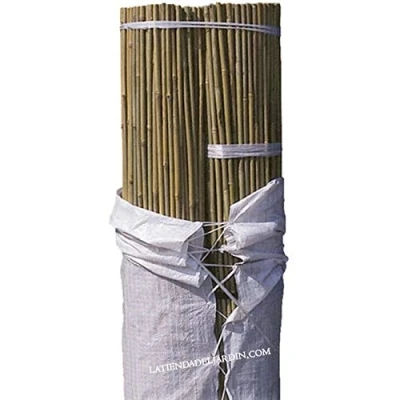 Imagen de Suinga. 100 x Tutor DE Bambu 240 cm, diámetro 18 22 mm. Uso agrícola para Sujetar árboles, Plantas y hortalizas.