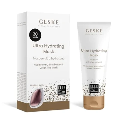 Imagen de GESKE Mascarilla ultra hidratante Aplicar con Sonic Warm and Cool Mask para el cuidado de la piel Mascarillas mujer y hombre Fórmula vegana