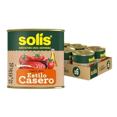Imagen de SOLIS tomate frito estilo casero 1 lata x 2.6 kg