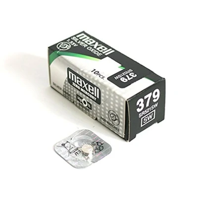 Imagen de WOLFPACK LINEA PROFESIONAL Pila Boton Oxido De Plata 379 / SR521SW (Caja 10 Pilas)