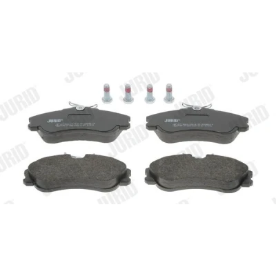 Imagen de JURID 571966J Juego de pastillas freno no preparado para indicador desgaste con accesorios PEUGEOT: 206 Hatchback, SW, Partner I Furgón