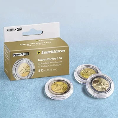 Imagen de Leuchtturm Cápsulas para monedas Ultra Full Sovereign (22,05 mm, 10 unidades)