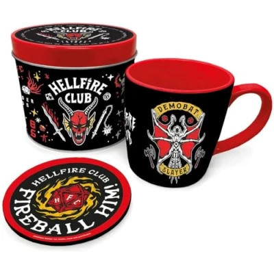 Imagen de Stranger Things Hellfire Club Set de Regalo Unisex Pack Fan Multicolor cerámica
