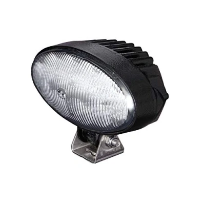 Imagen de HELLA LED Faro de trabajo Oval 90 24V / 12V 2000lm montaje exterior/atornillado Abrazadera giratoria Iluminación campo cercano Cable: 200mm 1GB 996 386 001