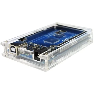 Imagen de Fasizi Carcasa acrílica transparente brillante para Arduino Mega R3 2560