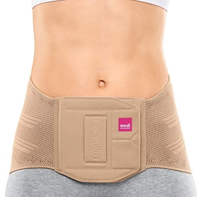 Imagen de medi Lumbamed basic Ortesis Espalda Mujer Arena Talla I LWS para estabilizar la zona lumbar