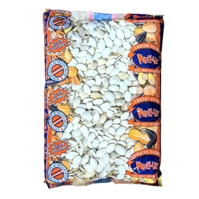 Imagen de Pipas de calabaza tostada aguasal 1Kg pelluz semillas snacks saludables para disfrutar en cualquier momento del día