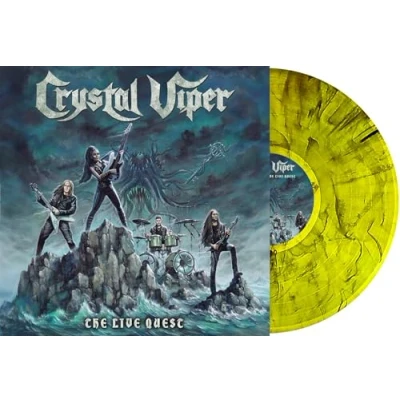 Imagen de The Live Quest Vinilo Amarillo Marmol Crystal Viper