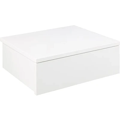 Imagen de AC Design Furniture Asta Mesa, Madera, Blanco, H: 13 x B: 37 T: 32 cm