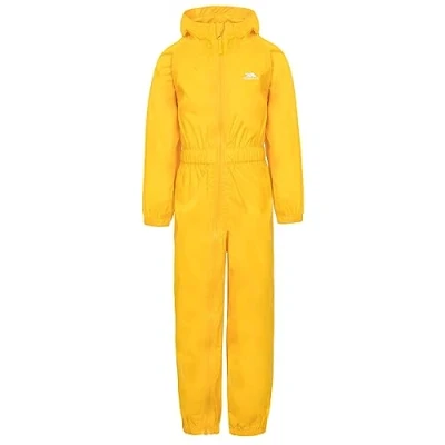 Imagen de Trespass Botón Traje Impermeable con Capucha, Niños, Sunshine, 5/6 años