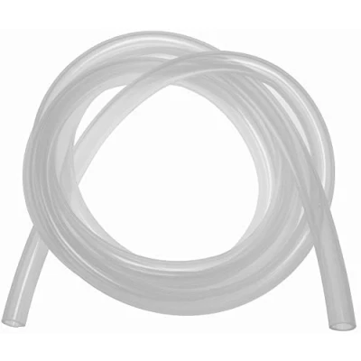 Imagen de Manguera de silicona 2 m, 10 x 14 mm, interior exterior transparente, elástica, apta para alimentos, sin BPA.
