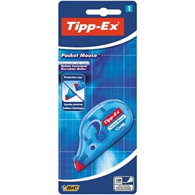 Imagen de Tipp Ex Pocket Mouse Cinta Correctora 10 m x 4,2 mm, Blíster de 1 Unidad